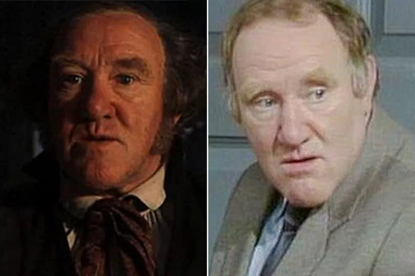 Derek Deadman in Harry Potter and photo of him