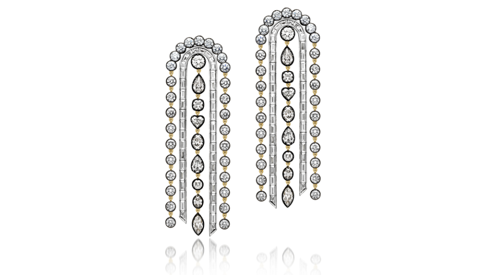 Jessica McCormack Diamond Rainbow Earrings