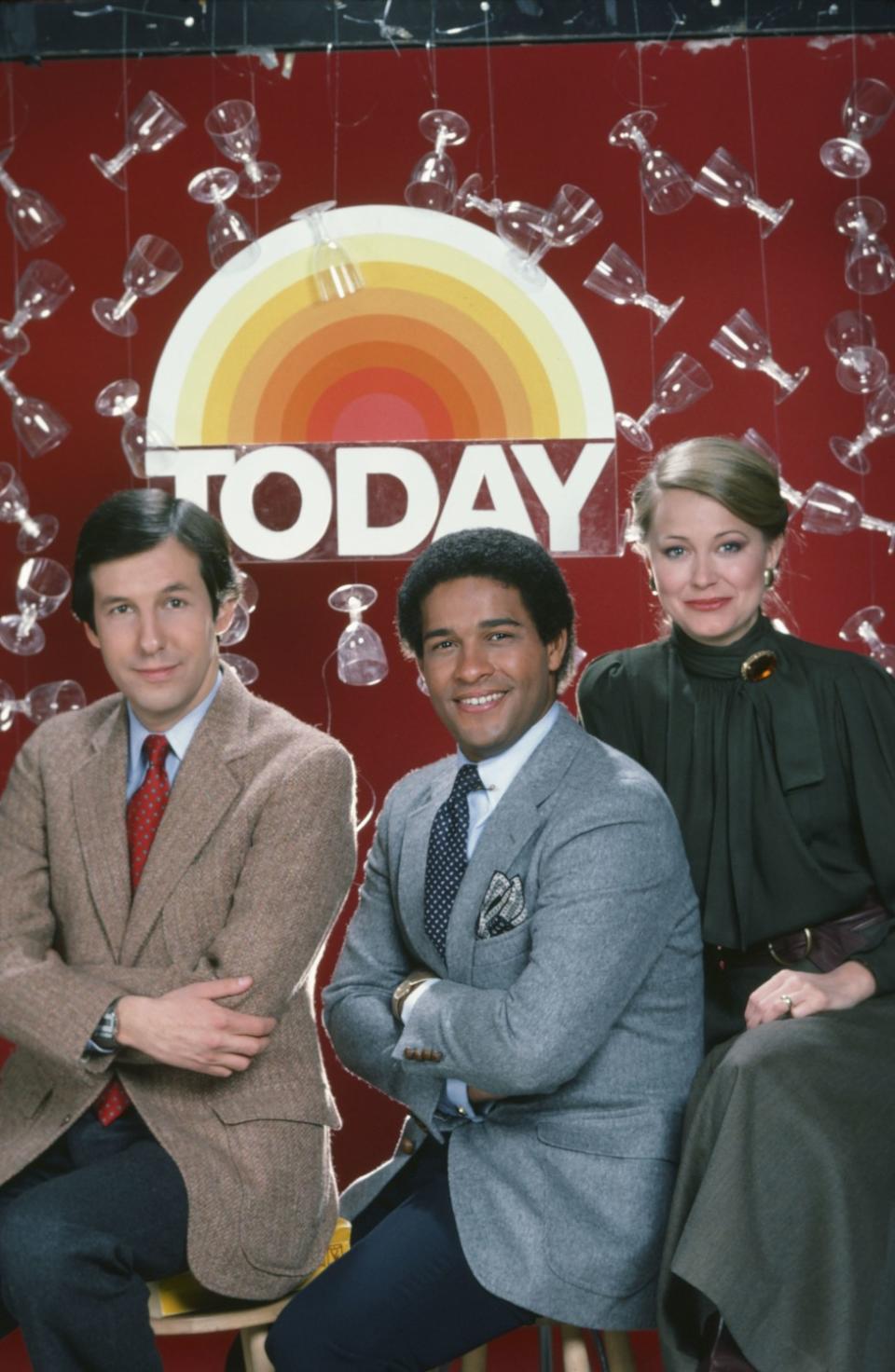 Chris Wallace, Bryant Gumbel and Jane Pauley in 1982