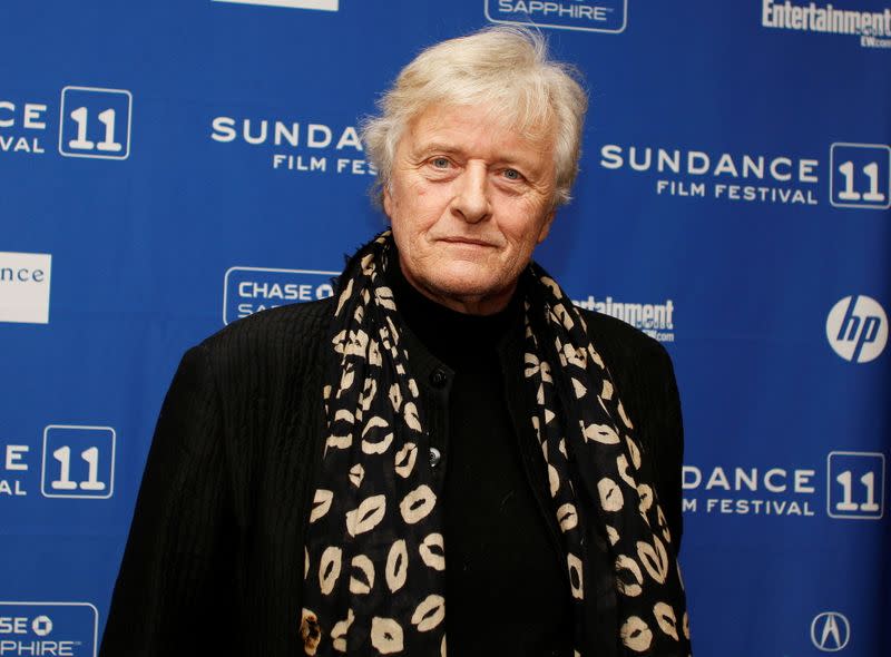 FILE PHOTO: Actor Hauer of the movie "The Mill and the Cross", poses for the media before the screening of the film during the Sundance Film Festival in Park City