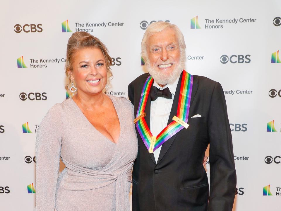 dick van dyke and arlene silver on the kenney center honors red carpet in may 2021