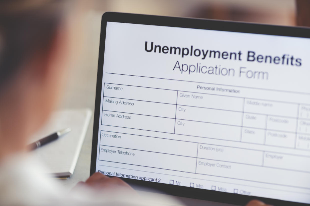 Applying for unemployment benefits? Don't give personal information to a scammer. (Photo: courtneyk via Getty Images)