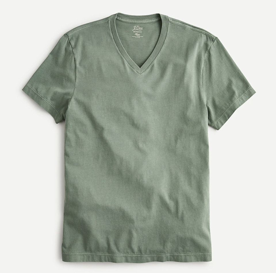 Broken-In Short-Sleeve V-Neck T-Shirt