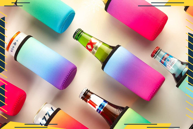 Hard Foam Koozies - Sturdy Stand up Can Coolers