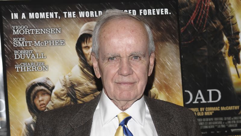 Author Cormac McCarthy attends the premiere of “The Road” in New York on Nov. 16, 2009. McCarthy, the Pulitzer Prize-winning novelist who in prose both dense and brittle took readers from the southern Appalachians to the desert Southwest in such novels as “The Road,” “Blood Meridian” and “All the Pretty Horses,” died Tuesday, June 13, 2023. He was 89.