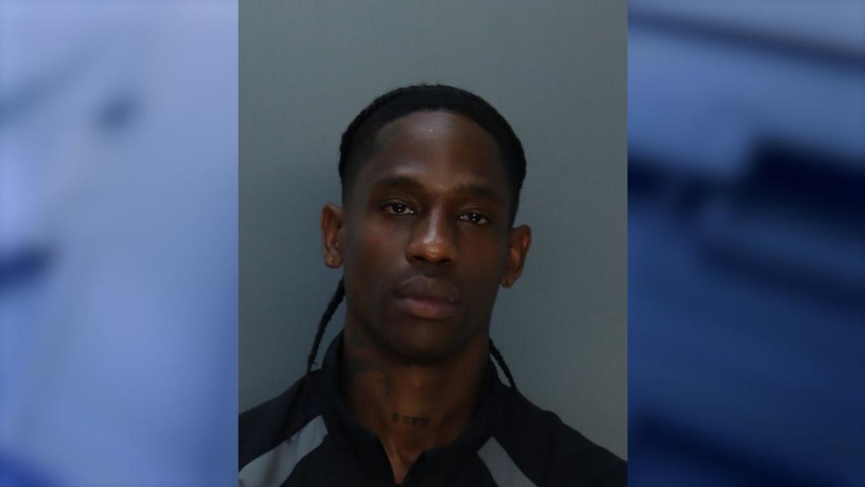 <div>Travis Scott, whose real name is Jacques Bermon Webster, was arrested in Miami on June 20, 2024. (Photo: Miami-Dade County Corrections)</div>