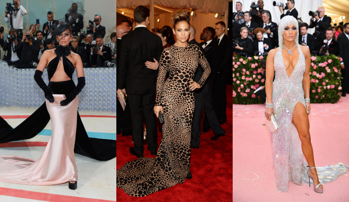 Jennifer Lopez’s Met Gala Shoe Style Through the Years: Holographic ...