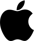 <b>3. Apple</b>. Le tout premier logo d'Apple représentait Isaac Newton auprès d'un arbre. Il a vite été remplacé par la pomme -croqué pour ne pas la confondre avec une cerise - multicolore (pour la capacité à afficher des couleurs). Ce logo créé par Rob Janoff est devenu unicolore à partir de 2001.
