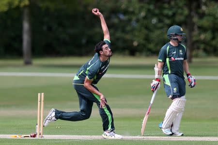 Cricket - Australia Nets - Old Merchant Taylors’ School, Northwood - 21/6/15 Australia's Mitchell Starc during nets Action Images via Reuters / Alex Morton Livepic