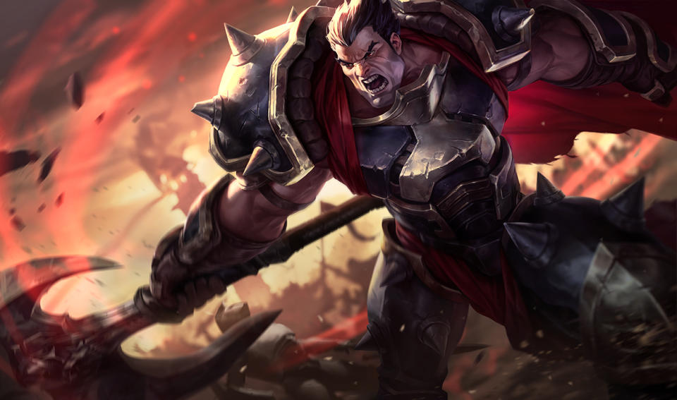 Darius was nearly permanently picked or banned at Worlds 2015 (Riot Games)