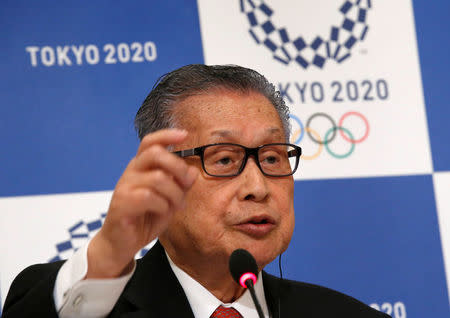 Yoshiro Mori, head of the 2020 Tokyo Olympics organising committee speaks at a news conference in Tokyo, Japan, December 2, 2016. REUTERS/Kim Kyung-Hoon