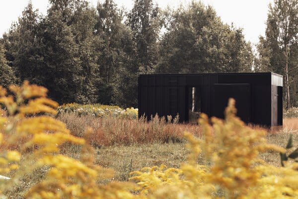 Nokken modular cabin can be customized to suit almost any natural setting.