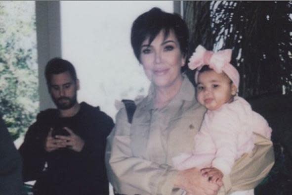 Adorable: Fans gushed over the sweet snap: Kim Kardashian Instagram