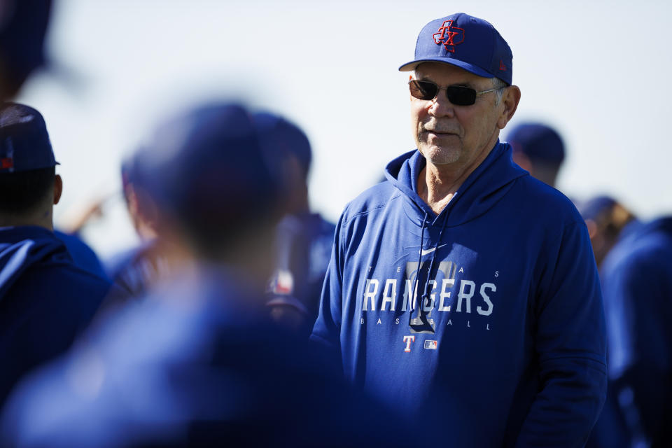 Bruce Bochy believes the Rangers are building something special. (Photo by Bailey Orr/Texas Rangers/Getty Images)