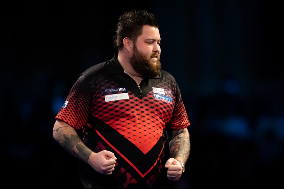 Michael Smith, pictured, had finished runner-up to Peter Wright in the PDC World Championship final (Aaron Chown/PA) (PA Archive)
