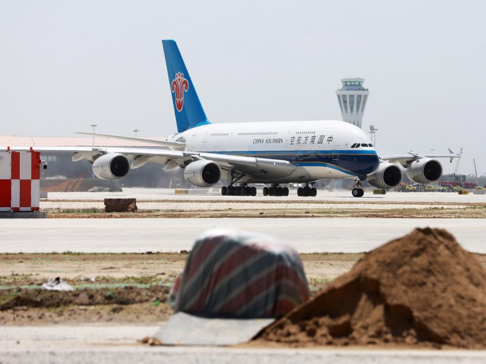 China Southern Airlines A380 Beijing Daxing Airport