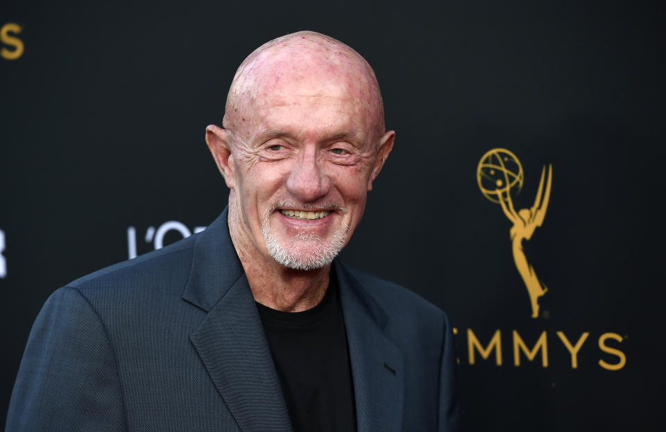 Actor Jonathan Banks poses at the Performers Nominee Reception for Sunday's 71st Primetime Emmy Awards, Friday, Sept. 20, 2019, in Beverly Hills, Calif. (Photo by Chris Pizzello/Invision/AP)