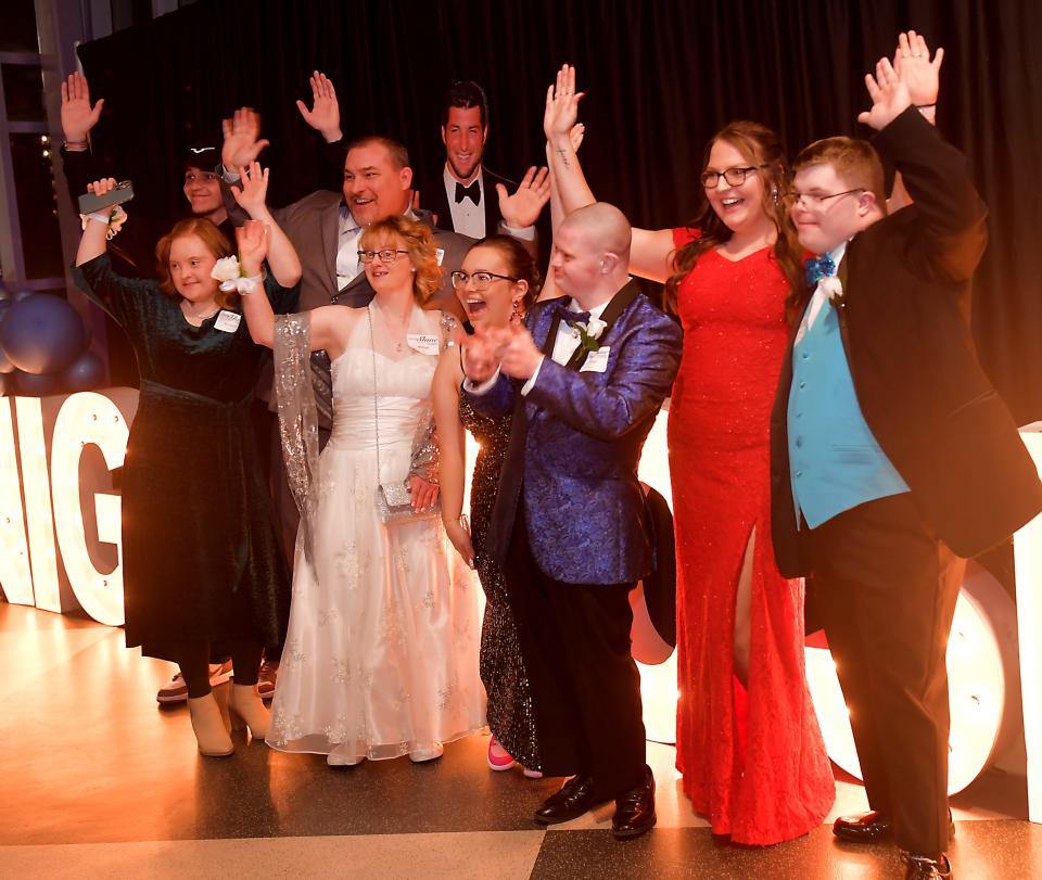 First Baptist Spartanburg joined with the Tim Tebow Foundation to host its annual 'Night to Shine Prom' event for adults with special needs. The event was held at the 'Hangar' in downtown Spartanburg on Feb. 9, 2024.