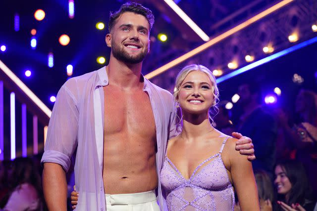 <p>Christopher Willard/Disney via Getty</p> Harry Jowsey and Rylee Arnold on 'Dancing with the Stars' season 32