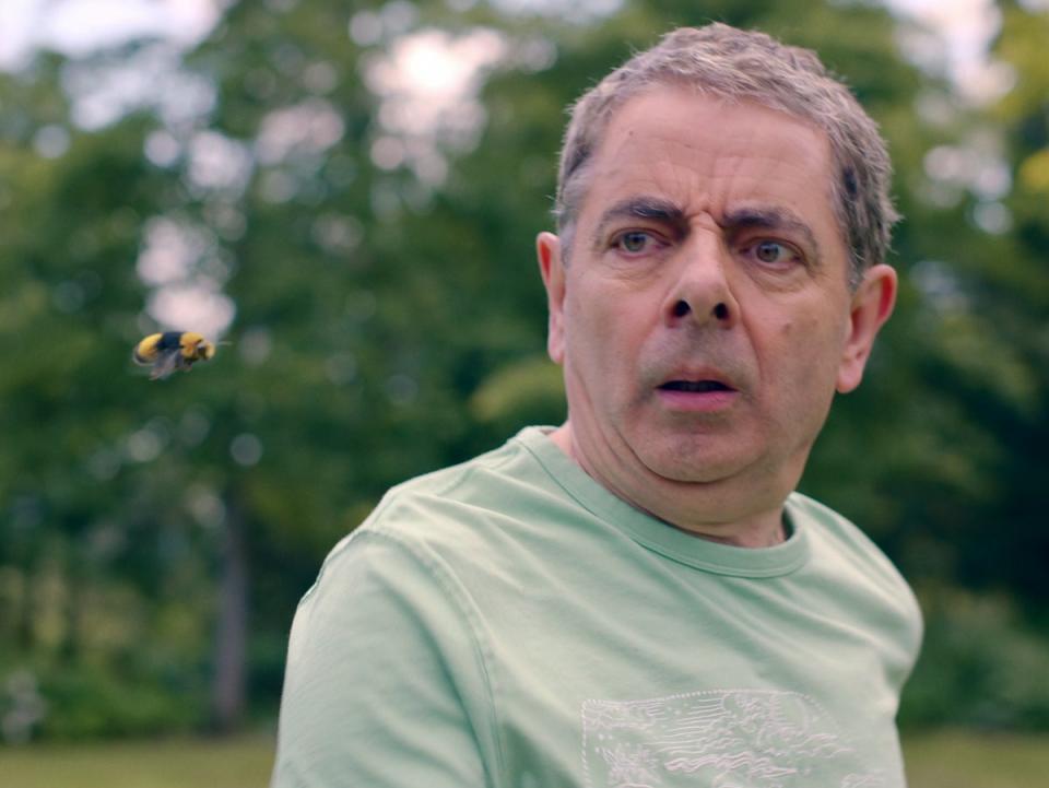 Rowan Atkinson in ‘Man vs Bee’ (Netflix)