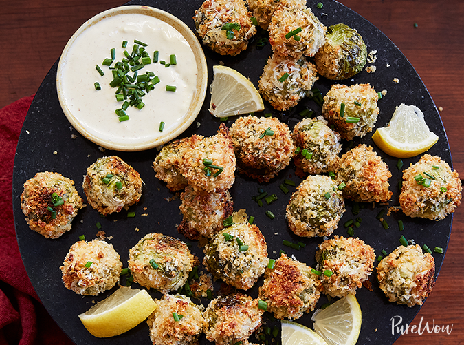 Crispy Parmesan Brussels Sprouts Bites