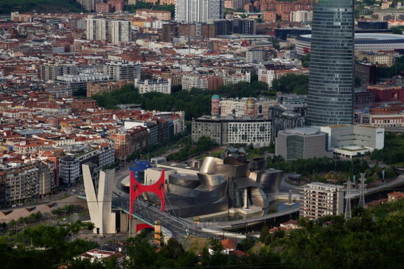 General view of the Guggenheim Museum on the day it reopens its doors following a three-month closure, amid the coronavirus disease (COVID-19) outbreak, in Bilbao