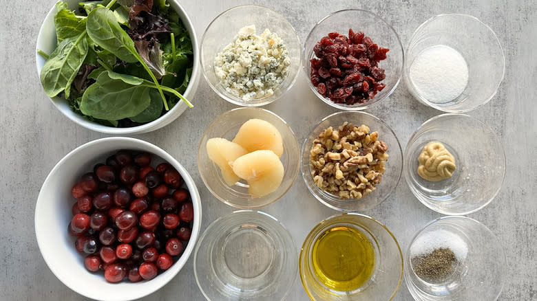 ingredients for fall favorites salad