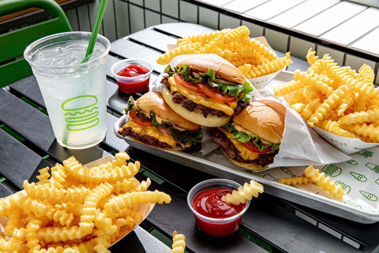 Shake Shack is known for its fresh-never-frozen hamburgers, crinkle-cut fries and signature milkshakes.