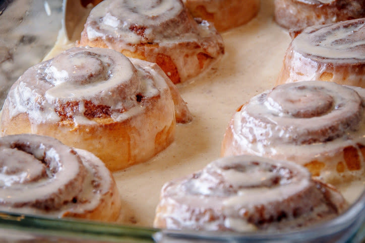 <div><p>"Baker here. Cinnamon buns are the majority of our business, but so time-intensive. And while the finished product comes out SO good, they take three days to make between dough, proofing, and baking. By the time the customer gets them (warm), I swear they owe me much more than $5 a bun. Exhausting."</p><p>—<a href="https://www.reddit.com/user/nomoredrama165/" rel="nofollow noopener" target="_blank" data-ylk="slk:u/nomoredrama165;elm:context_link;itc:0;sec:content-canvas" class="link ">u/nomoredrama165</a></p></div><span> Jenna Greenwell / Getty Images/EyeEm</span>