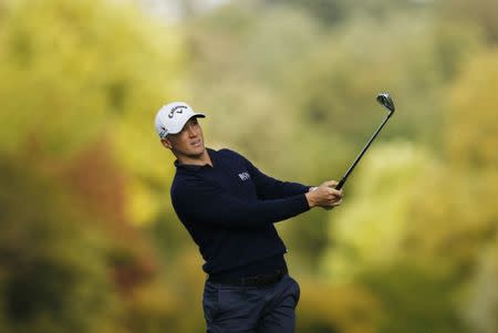 Britain Golf - British Masters - The Grove, Hertfordshire - 16/10/16 Sweden's Alex Noren in action during the final round Action Images via Reuters / Paul Childs Livepic EDITORIAL USE ONLY.