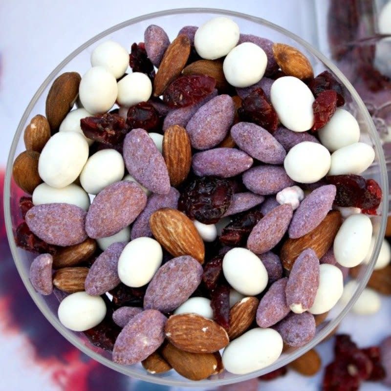 <p>Homemade Interest</p><p>This red, white, and blue trail mix is an easy snack to pack up and take with you to the fireworks! <a href="http://www.homemadeinterest.com/red-white-and-blueberry-almond-trail-mix-ad-sponsored/" rel="nofollow noopener" target="_blank" data-ylk="slk:Click HERE for recipe;elm:context_link;itc:0;sec:content-canvas" class="link "><strong>Click HERE for recipe</strong></a>.</p>