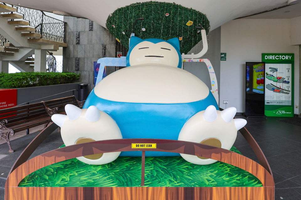 Check out life-size 3D models of Snorlax and Pikachu who have joined in 50th birthday celebration at Mount Faber. PHOTO: Mount Faber Group