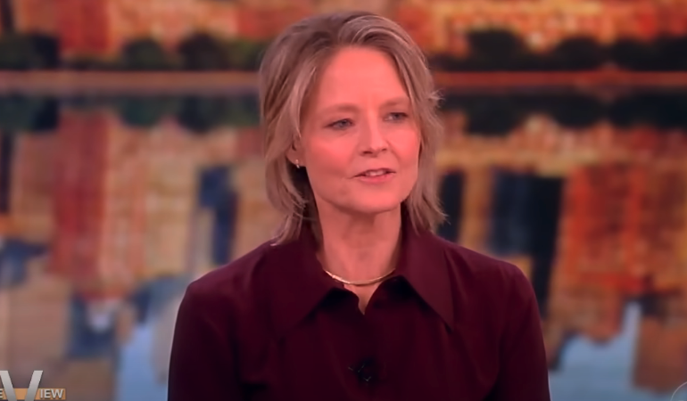 Closeup of Jodie Foster