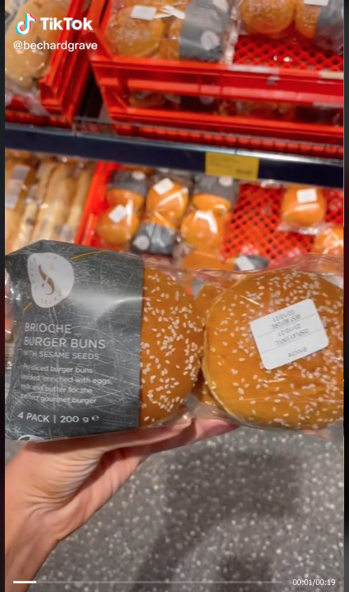 $2.69 Brioche Burger Buns from Aldi