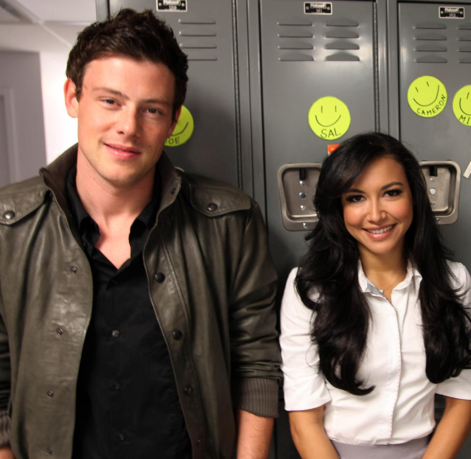 Naya Rivera and Cory Monteith