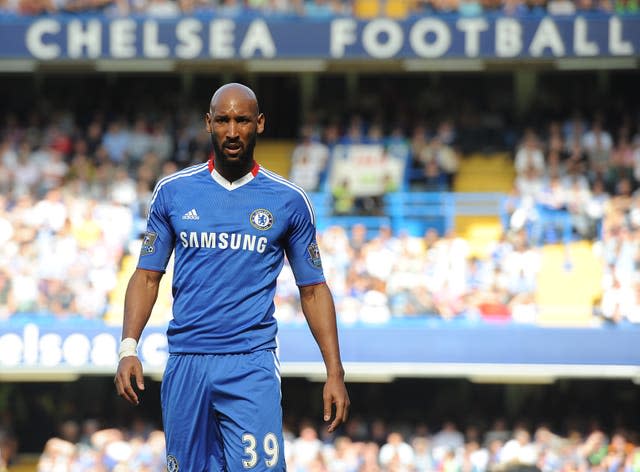Nicolas Anelka pictured in action for Chelsea 