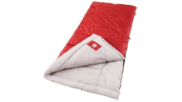 <span class="article__caption">If weight and packed size aren’t a concern, then an affordable, synthetic sleeping bag will work just fine. Just buy one with a temperature rating substantially lower than any conditions you expect to encounter. </span> (Photo: Coleman)