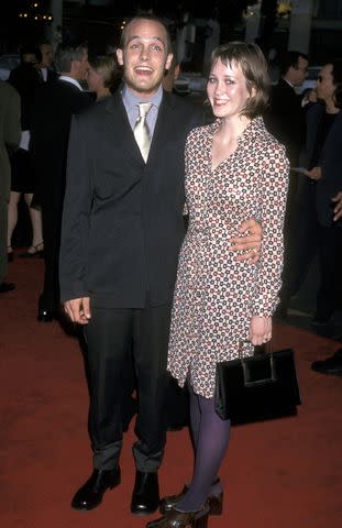 <p>Ron Galella/Ron Galella Collection via Getty</p> Ethan Embry and Heather Picardo in 1998