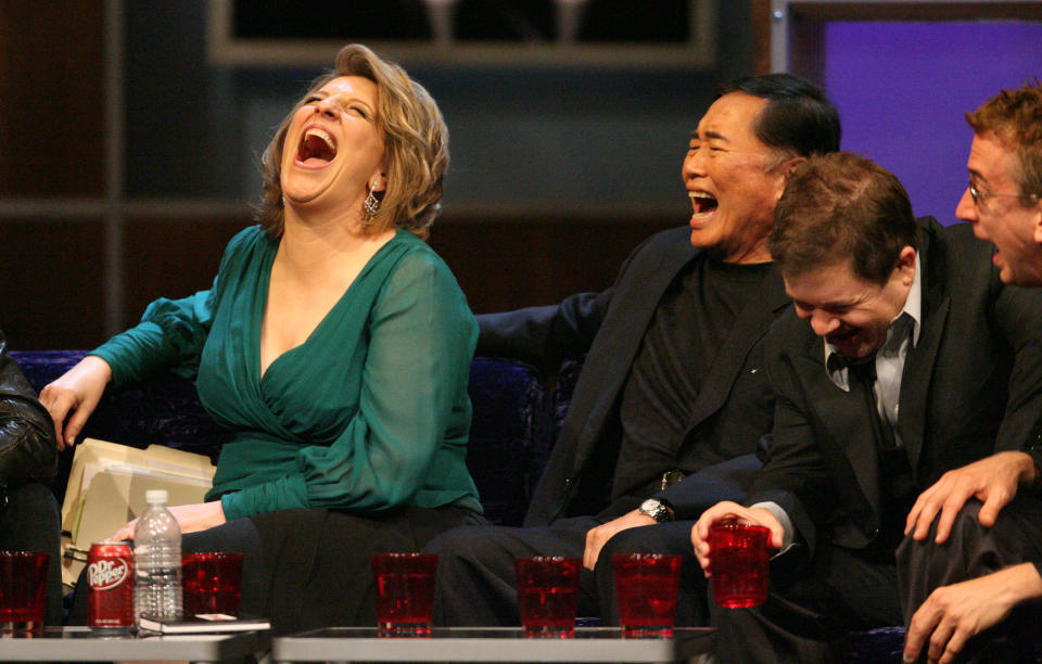 Lisa Lampanelli, George Takei, Patton Oswalt and Andy Dick.