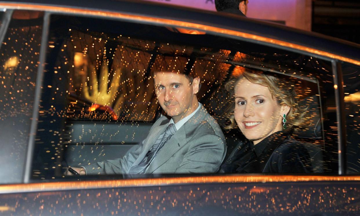 <span>Syrian president Bashar al-Assad and his wife Asma in 2010.</span><span>Photograph: AFP/Getty Images</span>