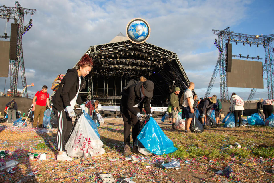 Glastonbury Clean-Up