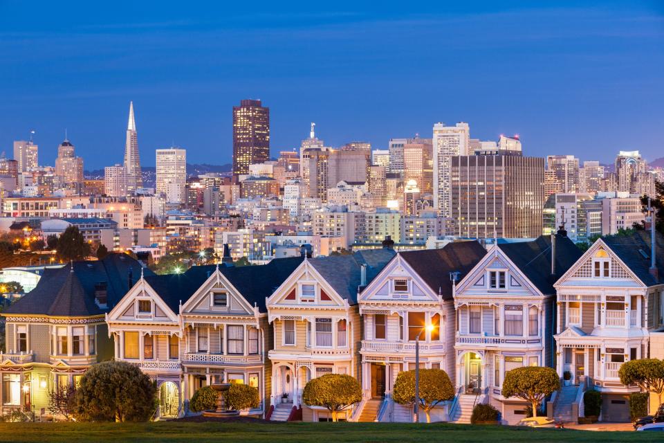 The Painted Ladies in Haight-Ashbury - Credit: AP