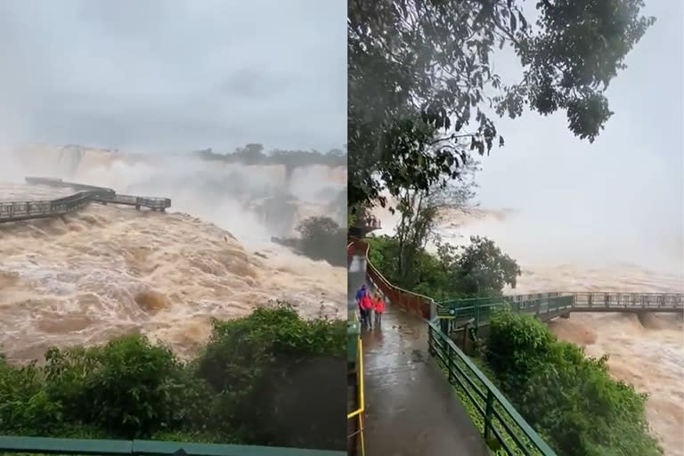 La crecida y el fuerte caudal del Paraná genera sorpresa y preocupación.