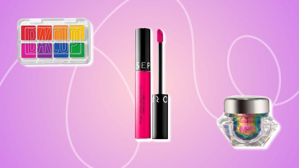 8 colorful and long-wearing makeup products to wear to all of your Pride celebrations.