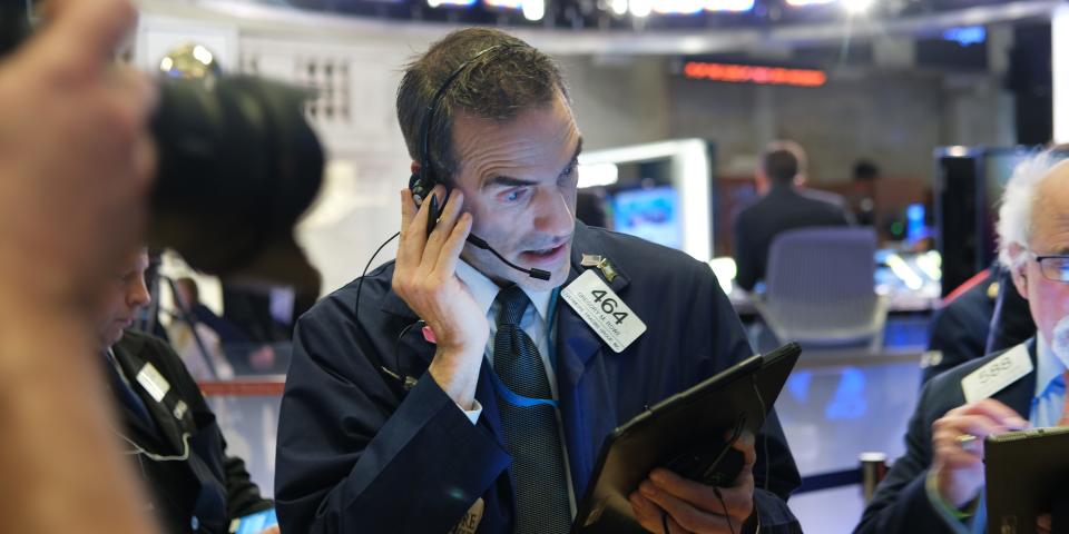 nyse surprised trader