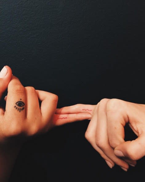 Kylie Jenner's Tiny "M" Tattoo