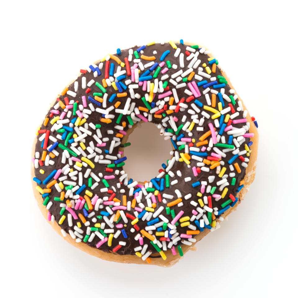 Sprinkled donut