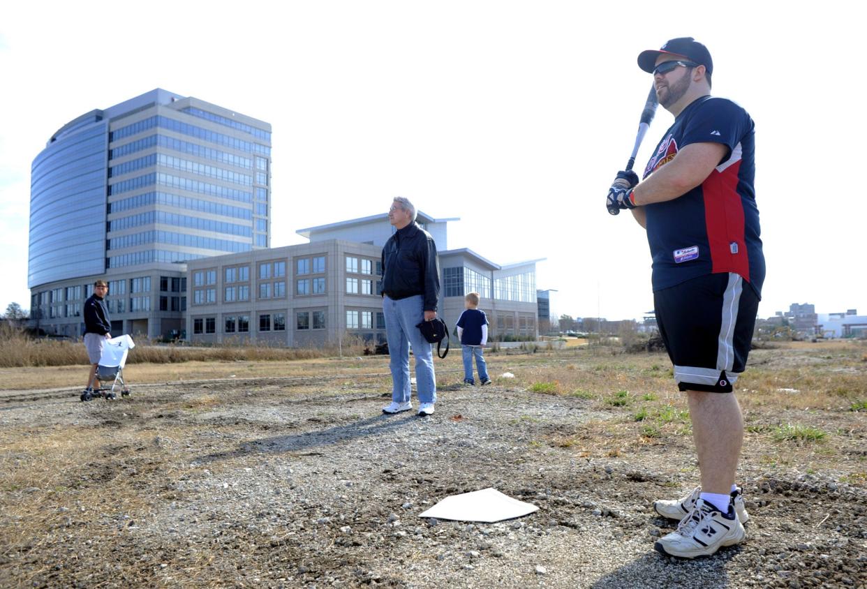 Wilmington residents and baseball fans alike showed up in 2012 at the vacant lot North of PPD on the city's northern riverfront that had been mentioned as a possible future home of a Braves minor league baseball stadium. City voters eventually rejected financing for the proposed project.