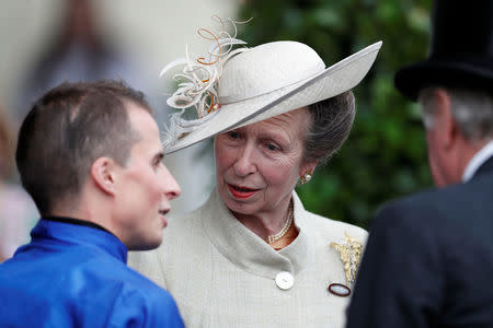 Horse Racing - Royal Ascot - Ascot Racecourse, Ascot, Britain - June 19, 2018 Princesses Anne during Royal Ascot Action Images via Reuters/Paul Childs