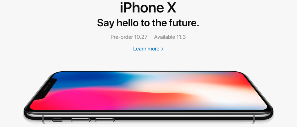 iPhone X (advertisement)